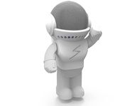 Suporte Astronauta Astro Herói para Echo Dot 5ª/4ª Geração - Deixe sua Alexa ainda mais divertida! - imagem 1
