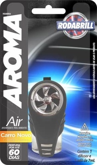 Difusor de Ar Rodabrisa Air Carro Novo - Perfume Duradouro e Elegância Rodabrill - imagem 2