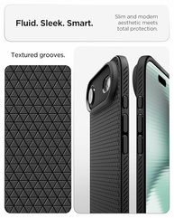 Capa Spigen Liquid Air para iPhone 17 Air: Proteção Premium e Design Moderno em Preto Fosco - imagem 4