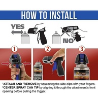 Master Airbrush Alça de Gatilho para Latas de Spray - 2 Unidades | Controle Profissional e Ergonômico - imagem 5