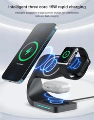 Carregador 4 em 1 Magnético: iPhone, Apple Watch, AirPods - imagem 3