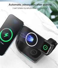 Carregador 4 em 1 Magnético: iPhone, Apple Watch, AirPods - imagem 4