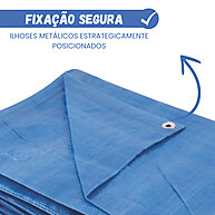Lona Azul 4x2m: Proteção Imbatível Ajax - imagem 2