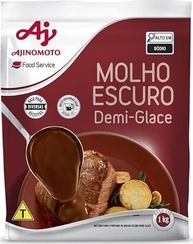 MOLHO ESCURO DEMI-GLACE AJINOMOTO 1KG - imagem 1