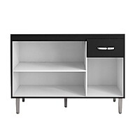 Balcão de Pia 120cm Preto Gabriela - AJL - imagem 2