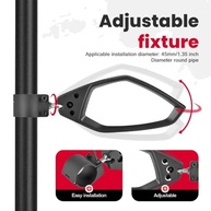 Espelhos Laterais 360° Ajustáveis em Alumínio para Can-Am Maverick R e X3 - Visibilidade Total e Segurança - imagem 4
