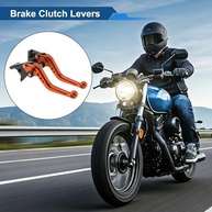 Alavancas de Embreagem e Freio Ajustáveis Laranja para Triumph Trident 660 (2021-2024) - imagem 3