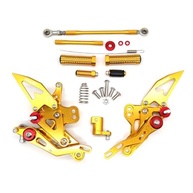 Ajuste Perfeito: Traseiros Ajustáveis V2.0 Dourados para Honda CBR650R/CB650R/CBR650F (2019-2023) - imagem 2