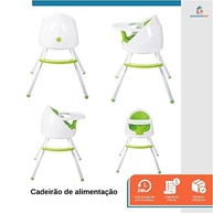 Cadeirão Lily 4-em-1 com Encosto Ajustável - Segurança e Conforto até 5 Anos - imagem 5