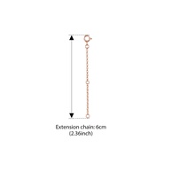Extensor de Colar Bamoer: Prata 925 Ajustável - imagem 2
