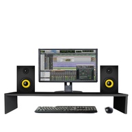 Suporte para Monitor em MDF - Base Ajustável para Tela em Casa, Estúdio e Escritório - imagem 1