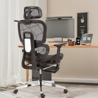 Cadeira de Escritório Ergonômica com Suporte Lombar e Encosto Ajustável | Design Confortável e Respirável - imagem 3