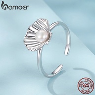 Anel de Prata 925 Bamoer: Elegância Ajustável - imagem 2