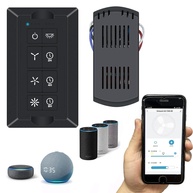 Controle Inteligente para Ventilador de Teto com App, Alexa e Google Home | 3 Velocidades + Luz Ajustável - imagem 1