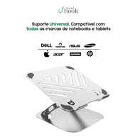 Suporte Ajustável Ergonômico para Notebook e Tablet - Compatível com MacBook, Dell, Lenovo, ASUS e Outros - Steel Hook Premium - imagem 3