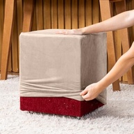ajustavel-veludo-com-elastico-a-capa-suede-bege-para-puff-quadrado-em-a