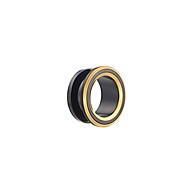 Alargador Aço Cirúrgico Black Dourado: Estilo e Conforto - imagem 1