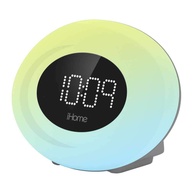 Rádio Despertador iHome FM com Luzes Coloridas, USB e Alarme Personalizável - imagem 1