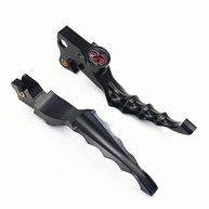 Alavanca de Embreagem e Freio CBCTOC Crânio para Harley Sportster 883/1200 XL XR (Preta) - imagem 5