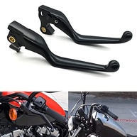Alavancas de Freio e Embreagem Powersports para Harley Sportster 883/1200 (2004-2013) - Preto - imagem 4