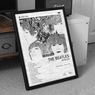 Quadro Álbum Revolver - The Beatles - 40x60cm | Moldura Ecológica em Madeira de Pinus com Acabamento em PET - imagem 2