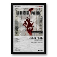 Quadro Álbum Spotify Hybrid Theory - Linkin Park | Impressão Premium 40x60cm com Moldura Ecológica - imagem 1