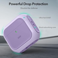 Capa Orbit Hybrid Púrpura para AirPods Pro 4 2024: Magsafe, Proteção Anti-Queda e Alça - imagem 5