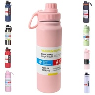 Garrafa Térmica Inox 800ml Rosa - Isolamento a Vácuo, Antivazamento, Alça e Versatilidade para Academia, Esportes e Escritório - imagem 2