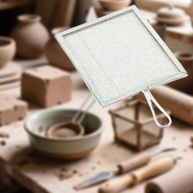 Filtro de Malha em Aço Inoxidável para Esmalte Cerâmico - Peneira Profissional com Alça - imagem 3