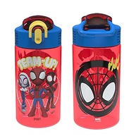 Garrafa Infantil Marvel Spider-Man 473ml - Zak Designs com Tampa de Bico e Alça - imagem 2