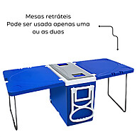 Cooler Térmico 32L: 3x1 com Rodas e Alça - imagem 2