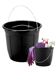 Kit com 2 Baldes Reforçados 7,5L com Alça - Ideal para Limpeza e Armazenamento - imagem 2