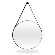 Espelho Adnet Redondo 50cm com Alça e Suporte - Design Moderno para Ambientes Elegantes - imagem 4