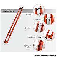Escada de Fibra de Vidro 23 Degraus: Segurança e Alcance - imagem 2