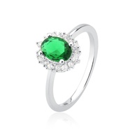 Anel Prata 925 Zircônia Oval: Elegância ao Seu Alcance - imagem 2