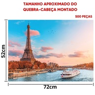 Puzzle Torre Eiffel 500 Peças: Paris ao Seu Alcance! - imagem 2