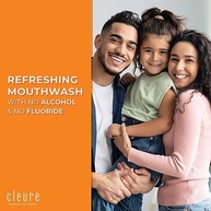 Cleure Alcohol Free Mouthwash with Xylitol and Baking Soda, Cinnamon, 16 oz - imagem 2