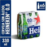 Heineken Cerveja Lager Sem Alcool, Long Neck 330ml, Pack 6 Unidades - imagem 3