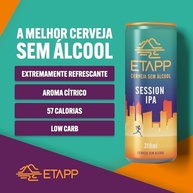 Cerveja ETAPP Session Ipa Sem Álcool, Lata, 310ml - imagem 3