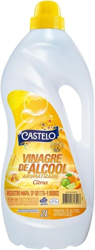 Vinagre de Álcool Aromatizado Citrus 6% Castelo 2l - imagem 1