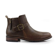 Ferro Aldo Botas de Motocicleta Masculinas Casuais com Zíper e Fivela, Marrom, 12 - imagem 3