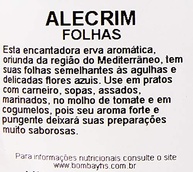 Alecrim Bombay 10G - imagem 4