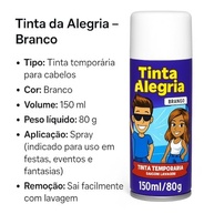 Tinta Spray Alegria 150ml Branca – Acabamento Perfeito em Qualquer Superfície - imagem 4