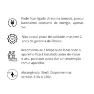 Bye Mofo - Aparelho Eletrônico Anti-Mofo, Ácaros e Fungos | Combata Bolor e Alérgenos - imagem 5