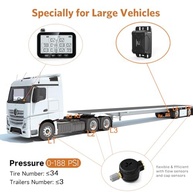 GUTA TPMS RV: Monitore a Pressão dos Pneus com 10 Sensores e 6 Modos de Alerta - imagem 4