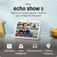 Echo Show 8 (3ª Geração) Branco: Smart Display com Áudio Espacial e Alexa - imagem 2