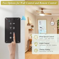 Controle Inteligente para Ventilador de Teto com App, Alexa e Google Home | 3 Velocidades + Luz Ajustável - imagem 3