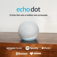 Echo Dot (5ª Geração) Branco: O Melhor Som Já Lançado com Alexa - imagem 1