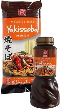 Kit Yakissoba Macarrão e Molho, Alfa - imagem 1