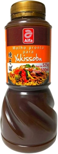 ALFA MOLHO DE YAKISOBA 500ml - imagem 1
